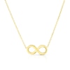 Thumbnail Image 1 of 9ct Yellow Gold Infinity Pendant Choker Necklace