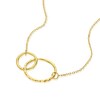Thumbnail Image 2 of 9ct Yellow Gold Double Circle Choker Necklace