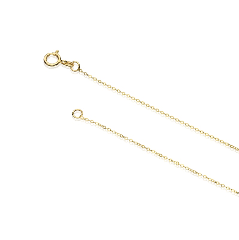 9ct Yellow Gold Pearl Station Necklace