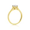 Thumbnail Image 3 of 9ct Yellow Gold 0.20ct Diamond Illusion Set Solitaire Ring