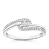 Thumbnail Image 0 of 9ct White Gold 0.15ct Diamond Illusion Set Ring