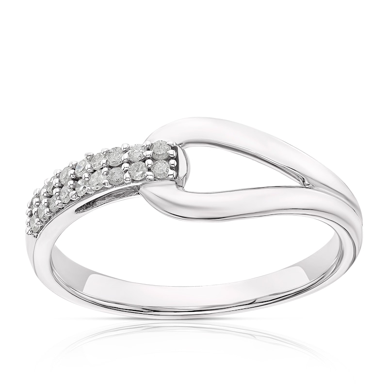 Diamond Link Eternity Ring