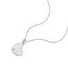 Thumbnail Image 1 of Children's Sterling Silver April Clear Crystal Heart Pendant Necklace