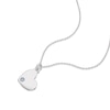 Thumbnail Image 2 of Children's Sterling Silver June Clear Crystal Heart Pendant Necklace