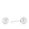 Thumbnail Image 1 of Sterling Silver Diamond Cut 6mm Stud Earrings