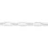 Thumbnail Image 2 of Sterling Silver Cubic Zirconia T-Bar Paper link Bracelet