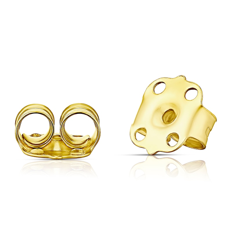 Main Image 2 of 9ct Yellow Gold Cubic Zirconia Climber Stud Earrings