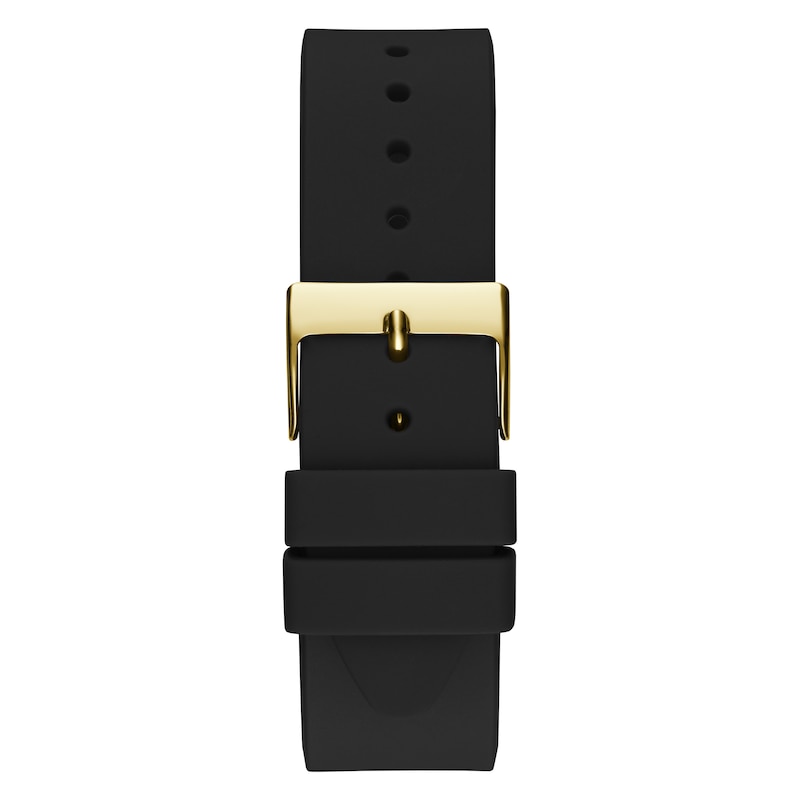 Main Image 3 of Guess Ladies' Black Dial Silicone Strap Watch