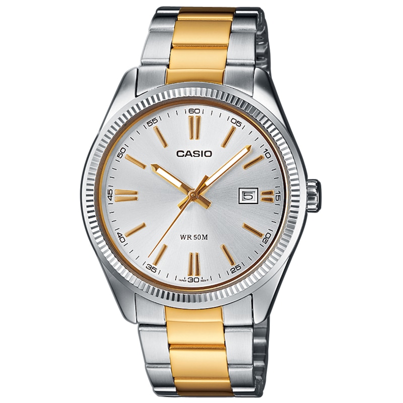 Main Image 1 of Casio Vintage MTP-1302PSG-7AVEF Two Tone Bracelet Watch