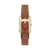 Thumbnail Image 3 of Fossil Raquel Ladies' Black Rectangular Dial Brown Leather Strap Watch