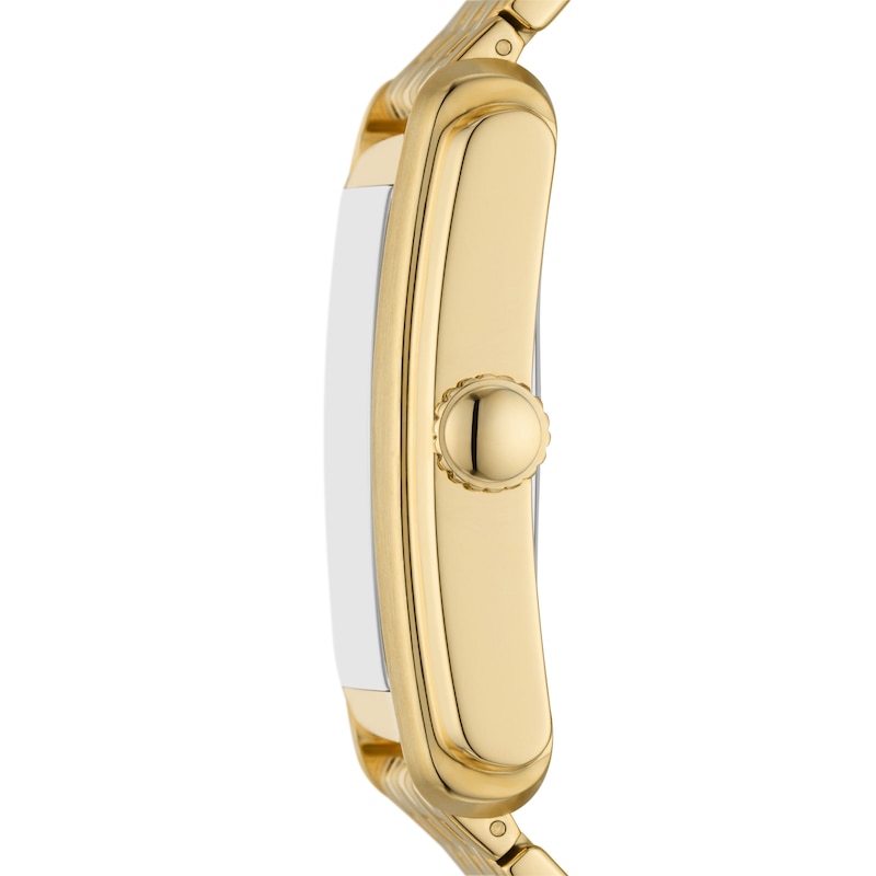 Main Image 2 of Fossil Carraway Men's Gold Rectangular Dial Gold Tone Bracelet Watch