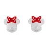 Thumbnail Image 0 of Disney Sterling Silver Minnie Mouse Red Bow Stud Earrings