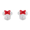 Thumbnail Image 0 of Disney Sterling Silver Minnie Mouse Red Bow Stud Earrings