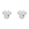 Thumbnail Image 0 of Disney Sterling Silver Crystal Minnie Mouse Stud Earrings