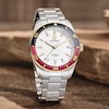Thumbnail Image 5 of Tommy Hilfiger Men's White Dial Stainless Steel Bracelet Automatic Watch