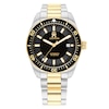 Thumbnail Image 0 of Tommy Hilfiger Men's Black Dial Stainless Steel Two Tone Bracelet Watch