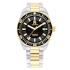 Thumbnail Image 1 of Tommy Hilfiger Men's Black Dial Stainless Steel Two Tone Bracelet Watch