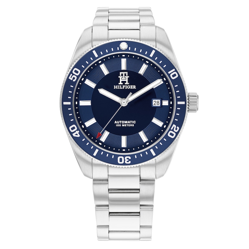 Tommy Hilfiger Men's Blue Dial Stainless Steel Bracelet Watch