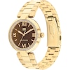 Thumbnail Image 2 of Tommy Hilfiger Ladies' Brown Dial Gold Tone Bracelet Watch