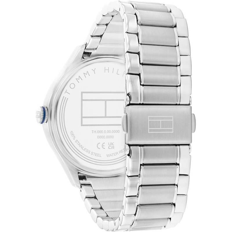 Main Image 3 of Tommy Hilfiger Men's Blue Chronograph Dial Stainless Steel Bracelet Watch