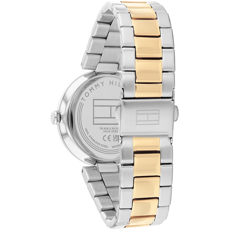 Main Image 3 of Tommy Hilfiger Ladies' Stone Set Bezel Two Tone Bracelet Watch