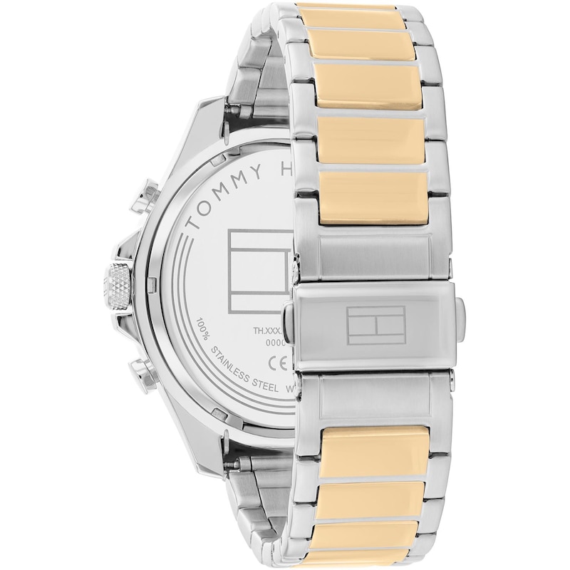 Main Image 3 of Tommy Hilfiger Men's Green Dial Two Tone Bracelet Watch