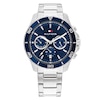 Thumbnail Image 1 of Tommy Hilfiger Men's Blue Chronograph Dial Stainless Steel Bracelet Watch