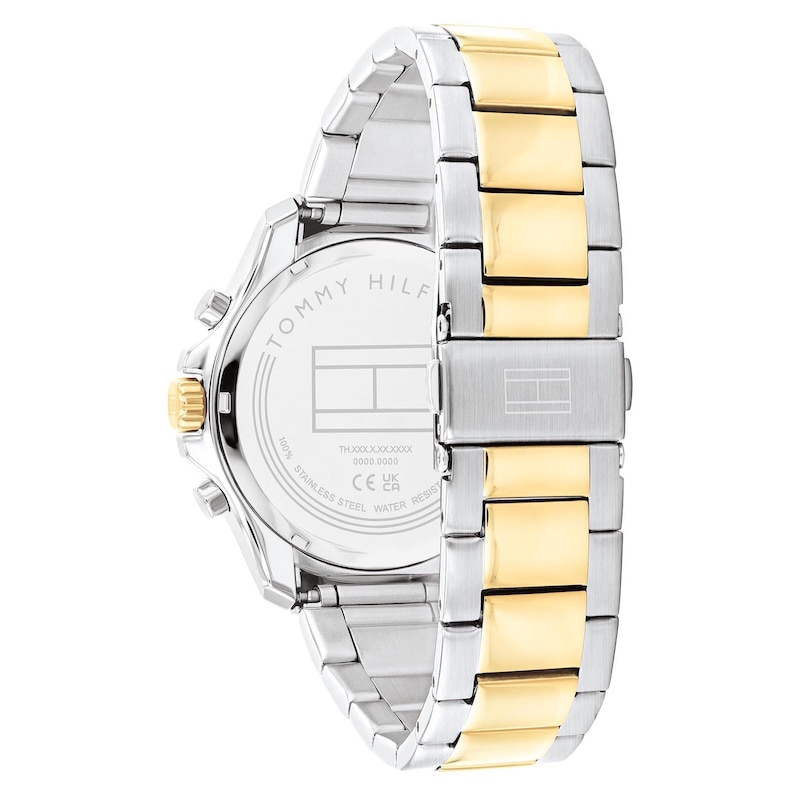 Main Image 3 of Tommy Hilfiger Men's Black Chronograph Dial Two Tone Bracelet Watch
