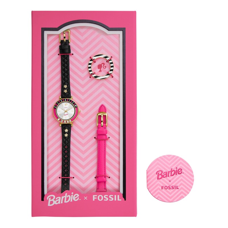 Main Image 5 of Fossil Barbie Limited Edition Watch Topring & Interchangeable Strap Box Set