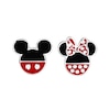 Thumbnail Image 1 of Disney Sterling Silver Mickey & Minnie Mouse Stud Earrings