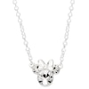 Thumbnail Image 1 of Disney Sterling Silver Crystal Minnie Mouse Necklace