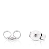 Thumbnail Image 1 of Sterling Silver Round & Heart CZ And 5mm Ball Set of 3 Stud Earrings