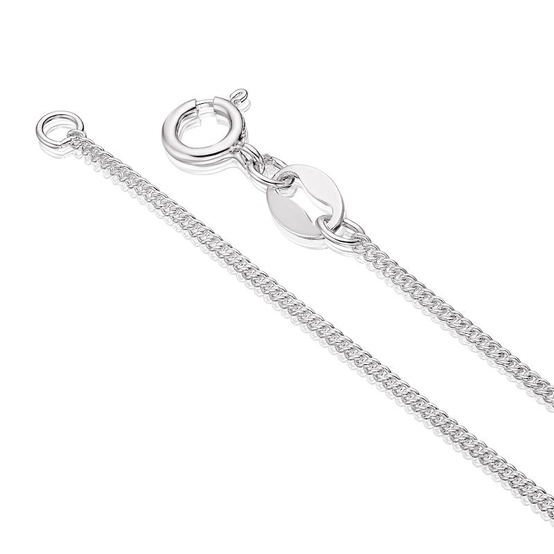 Main Image 3 of Sterling Silver Cubic Zirconia Solitaire Pendant And Earring Jewellery Set