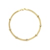 Thumbnail Image 0 of 9ct Yellow Gold Cubic Zirconia Curb Chain Bracelet