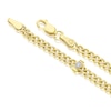 Thumbnail Image 3 of 9ct Yellow Gold Cubic Zirconia Curb Chain Bracelet
