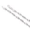 Thumbnail Image 2 of Sterling Silver Twist Chain Necklace