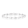 Thumbnail Image 1 of Sterling Silver Twist Chain Bracelet
