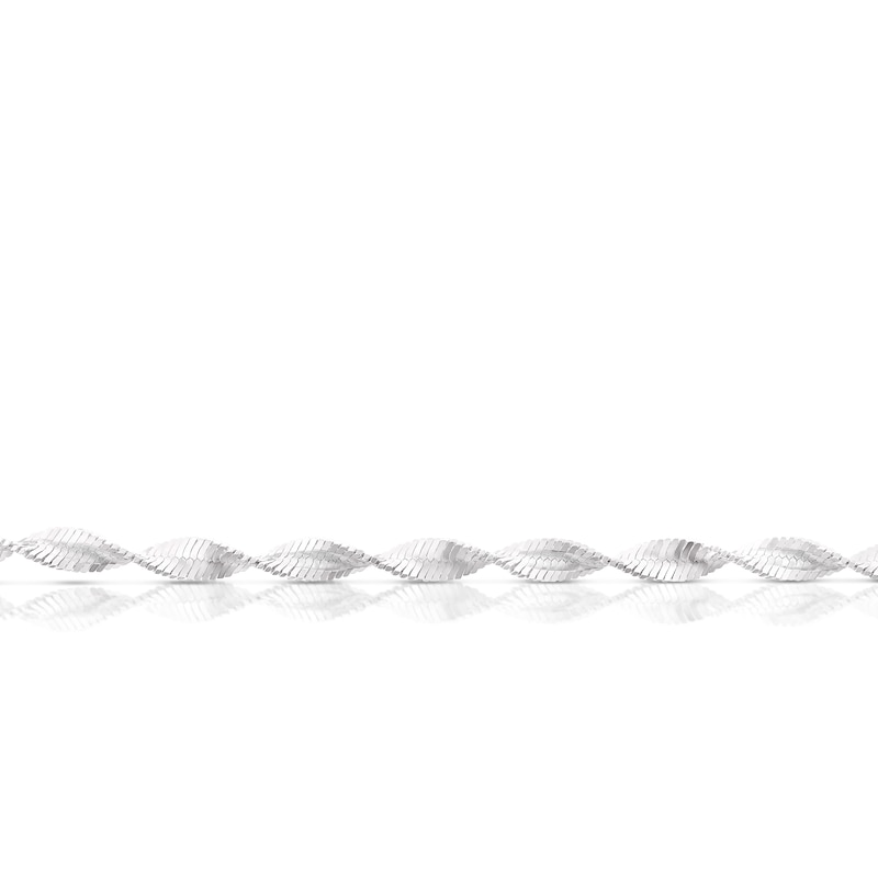 Main Image 2 of Sterling Silver Twist Chain Bracelet