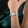 Thumbnail Image 6 of Sekonda Sparkle Ladies' White Dial Blue Detail Silver Tone Bracelet Watch