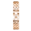 Thumbnail Image 3 of Sekonda Sparkle Ladies' Rose Dial Blue Detail Rose Tone Bracelet Watch