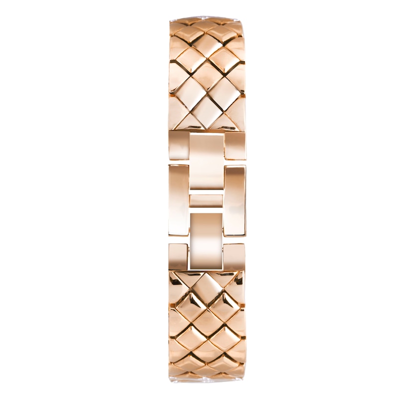 Main Image 3 of Sekonda Sparkle Ladies' Rose Dial Blue Detail Rose Tone Bracelet Watch