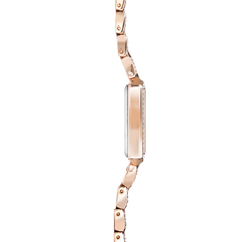 Main Image 5 of Sekonda Sparkle Ladies' Rose Dial Blue Detail Rose Tone Bracelet Watch
