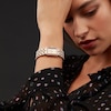 Thumbnail Image 7 of Sekonda Sparkle Ladies' Rose Dial Blue Detail Rose Tone Bracelet Watch