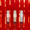 Thumbnail Image 8 of Sekonda Sparkle Ladies' Rose Dial Blue Detail Rose Tone Bracelet Watch