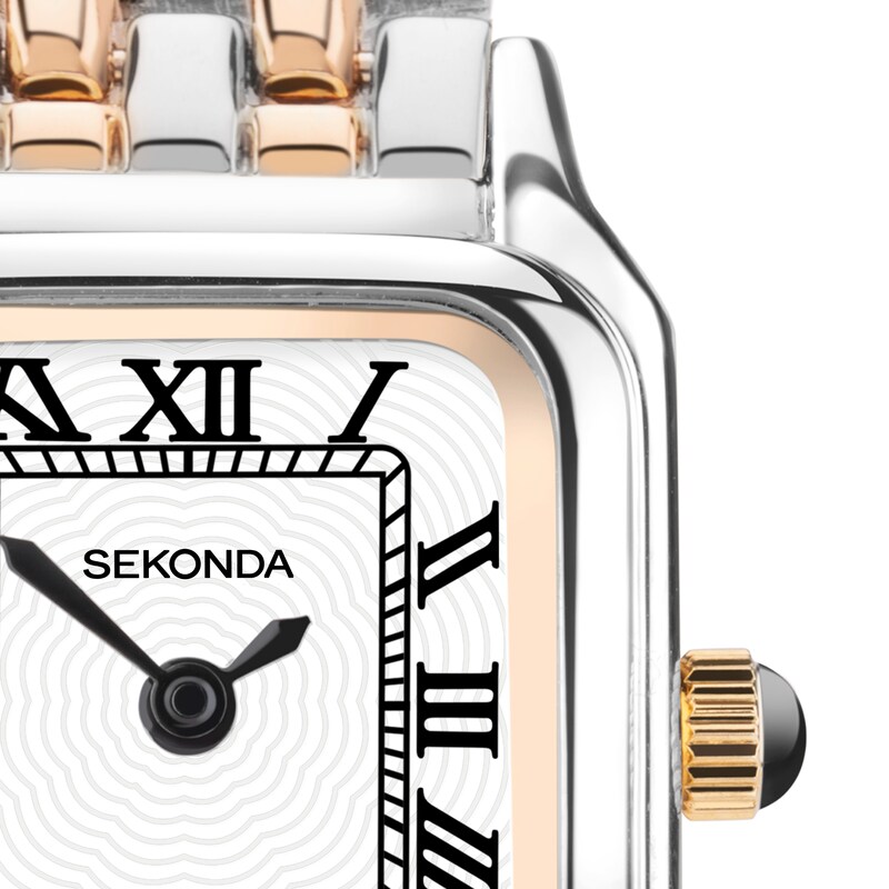 Main Image 2 of Sekonda Monica Ladies' White Dial Two Tone Bracelet Watch