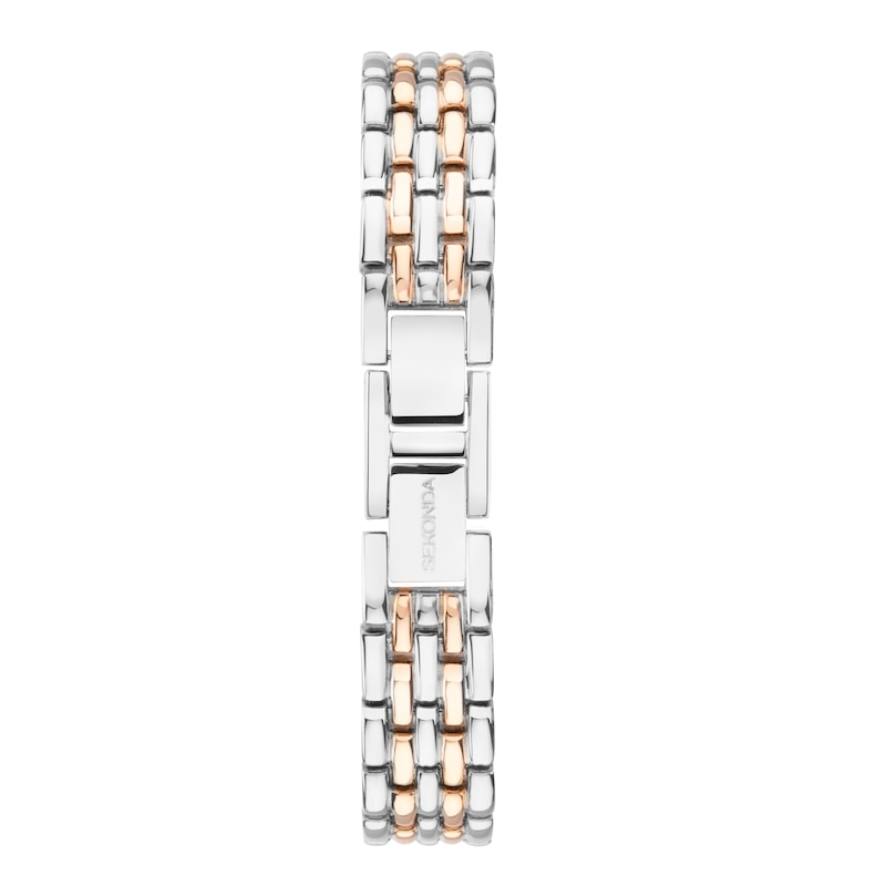 Main Image 3 of Sekonda Monica Ladies' White Dial Two Tone Bracelet Watch