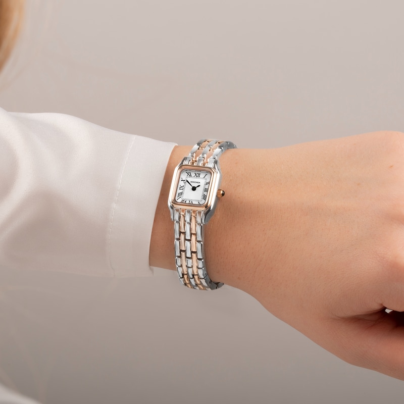 Main Image 6 of Sekonda Monica Ladies' White Dial Two Tone Bracelet Watch