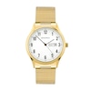 Thumbnail Image 0 of Sekonda Easy Reader Men's White Dial Gold Tone Expander Bracelet Watch