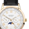Thumbnail Image 2 of Sekonda Moonphase Men's White Dial Black Leather Strap Watch