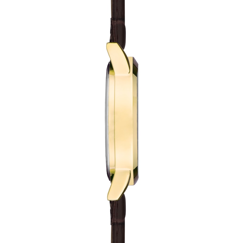 Sekonda Classic Men's Green Dial Brown Leather Strap Watch